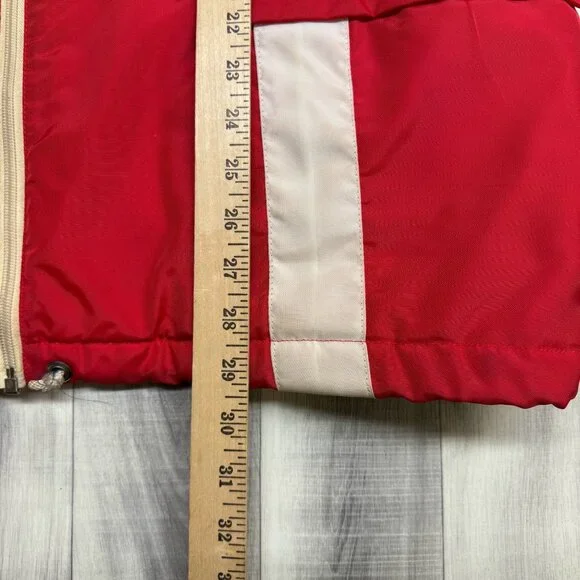 ✅Mens XL VTG Sea Suits Sea-Jak Ski-Jak Sailing/Skiing Jacket Red Nylon Cali USA - Picture 6 of 12